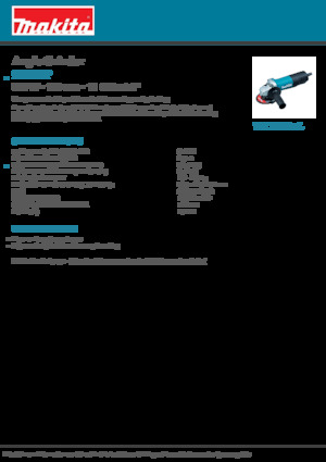 Angle Grinders Makita 9556HP