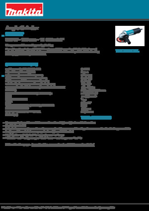 Angle Grinders Makita 9558HP