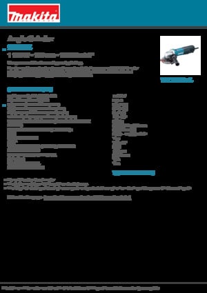Angle Grinders Makita 9565PZ