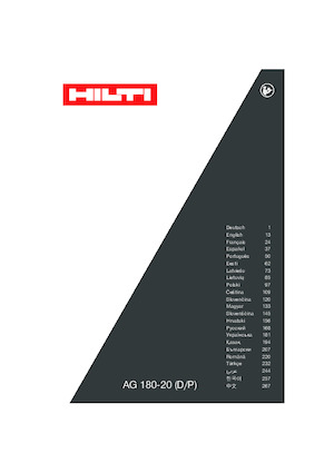 Angle Grinders Hilti AG 180-P