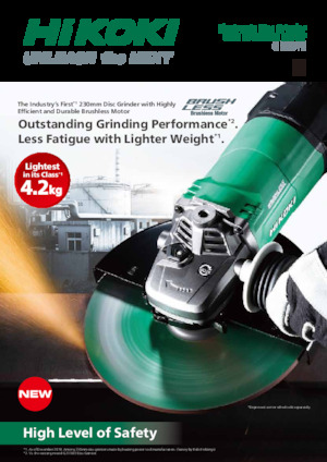 Angle Grinders HiKOKI G23BYE