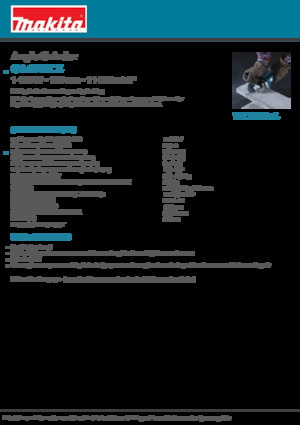 Açılı öğütücüler Makita GA4540CZ