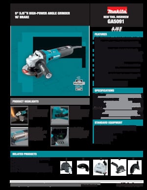 Angle Grinders Makita GA5091