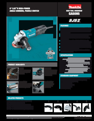 Angle Grinders Makita GA5095