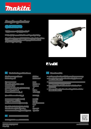 Açılı öğütücüler Makita GA7070