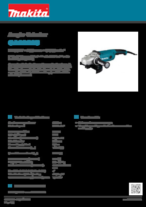 Açılı öğütücüler Makita GA9020S