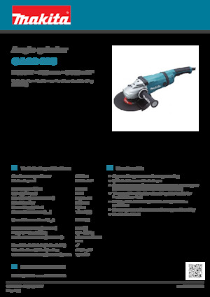 Açılı öğütücüler Makita GA9040S