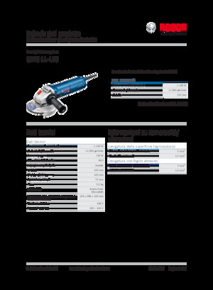 Angle Grinders Bosch GWS 11-125
