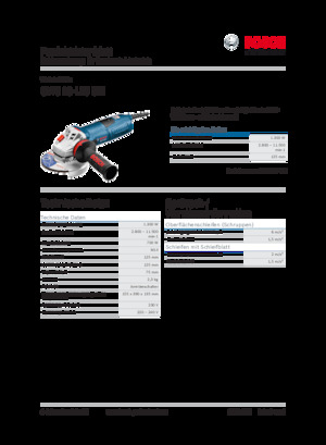 Angle Grinders Bosch GWS 13-125 CIE