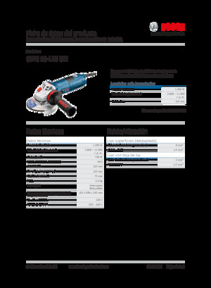 Angle Grinders Bosch GWS 13-125 CIE