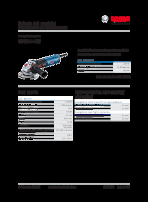 Açılı öğütücüler Bosch GWS 14-125