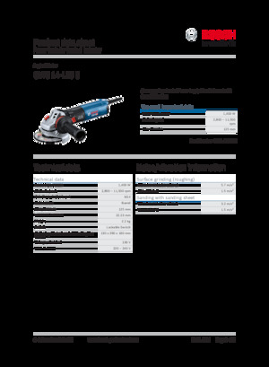 Angle Grinders Bosch GWS 14-125 S