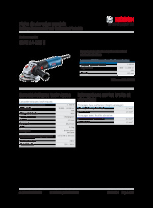Angle Grinders Bosch GWS 14-125 S