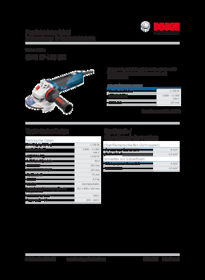 Açılı öğütücüler Bosch GWS 17-125 CIE