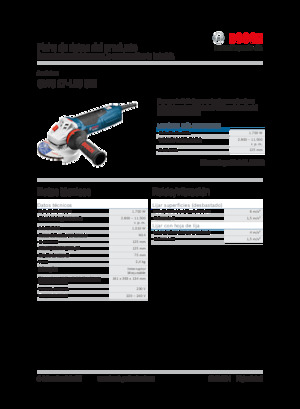 Açılı öğütücüler Bosch GWS 17-125 CIE