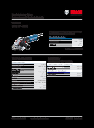 Angle Grinders Bosch GWS 17-125 S