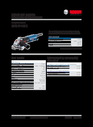 Angle Grinders Bosch GWS 17-125 S