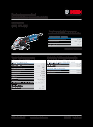 Angle Grinders Bosch GWS 17-125 S