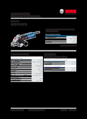 Angle Grinders Bosch GWS 17-125 TS