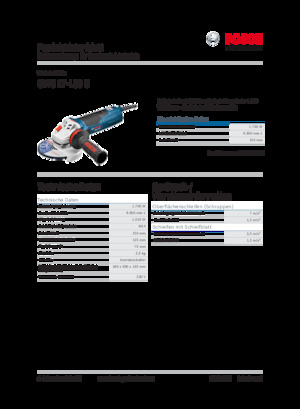 Açılı öğütücüler Bosch GWS 17-150 C