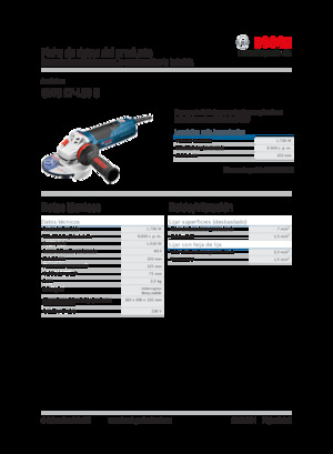 Açılı öğütücüler Bosch GWS 17-150 C