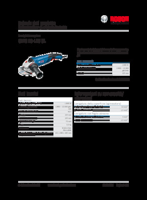Angle Grinders Bosch GWS 18-125 SL