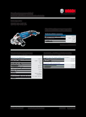 Açılı öğütücüler Bosch GWS 18-125 SL
