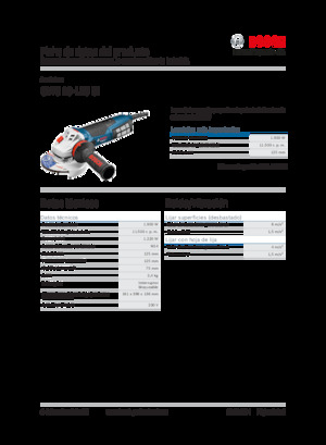 Angle Grinders Bosch GWS 19-125 CI