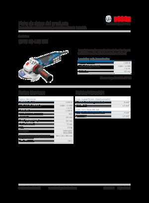 Angle Grinders Bosch GWS 19-125 CIE