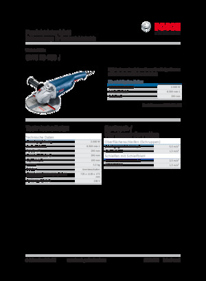 Angle Grinders Bosch GWS 20-230 J