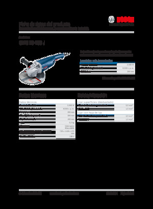 Angle Grinders Bosch GWS 20-230 J