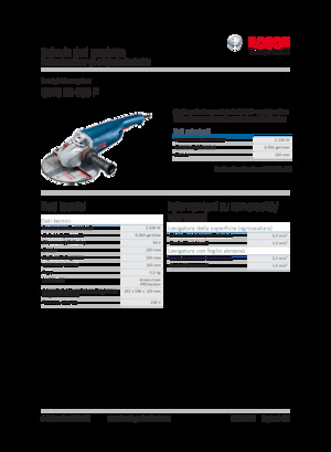 Angle Grinders Bosch GWS 22-230 P