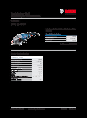 Açılı öğütücüler Bosch GWS 30-180 B