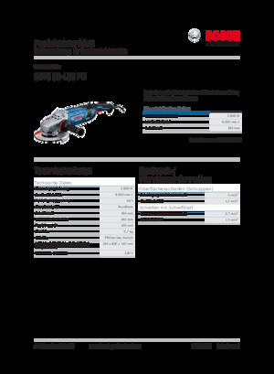 Angle Grinders Bosch GWS 30-180 PB