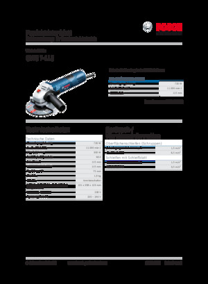 Angle Grinders Bosch GWS 7-115