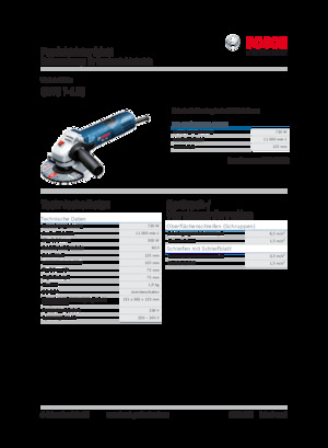 Angle Grinders Bosch GWS 7-125