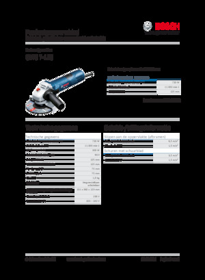 Angle Grinders Bosch GWS 7-125