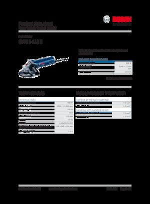 Angle Grinders Bosch GWS 9-115 S
