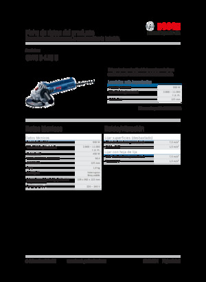 Angle Grinders Bosch GWS 9-125 S