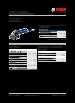 Açılı öğütücüler Bosch GWS 9-125 S