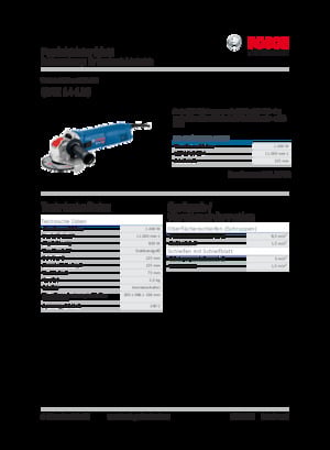 Angle Grinders Bosch GWX 14-125