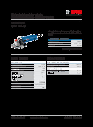 Angle Grinders Bosch GWX 14-125