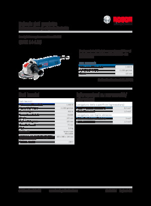 Angle Grinders Bosch GWX 14-125
