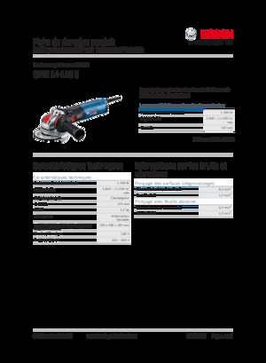 Angle Grinders Bosch GWX 14-125 S