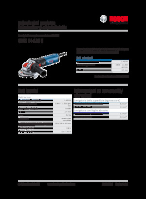 Açılı öğütücüler Bosch GWX 14-125 S