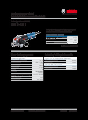 Angle Grinders Bosch GWX 14-125 S