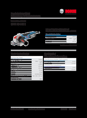 Angle Grinders Bosch GWX 19-125 S