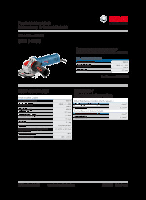 Angle Grinders Bosch GWX 9-125 S