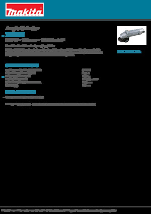 Angle Grinders Makita N9500N
