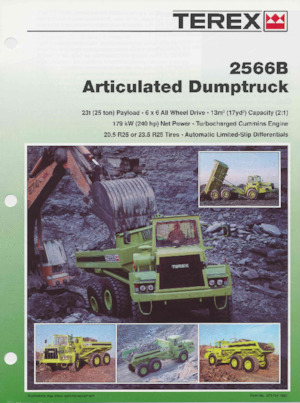 Articulated Dump Trucks Terex 2566B